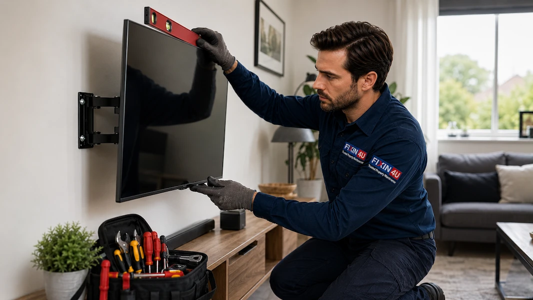 Fixin4u TV wall mounting and bracket fitting service in London